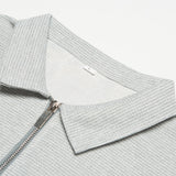Męska koszulka polo slim fit z zamkiem elegancka i oddychająca