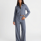 Azuramoda | Stylowy Komplet Damski Bluza i Spodnie Nowoczesny Casual