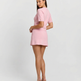 Azuramoda | Stylowy Komplet Damski Bluzka i Spódnica Elegancki Look