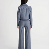 Azuramoda | Stylowy Komplet Damski Bluza i Spodnie Nowoczesny Casual