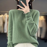 Damski sweter klasyczny miękki wygodny na co dzień