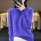 Damski sweter klasyczny miękki wygodny na co dzień