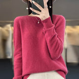 Damski sweter klasyczny miękki wygodny na co dzień
