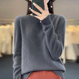 Damski sweter klasyczny miękki wygodny na co dzień