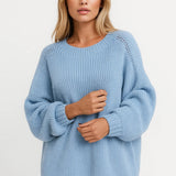 Damski sweter oversize miękki ciepły wygodny na co dzień