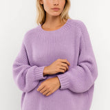 Damski sweter oversize miękki ciepły wygodny na co dzień