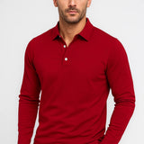Męska Koszulka Polo z Długim Rękawem Klasyczny Styl Komfort