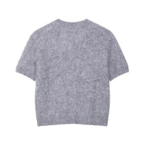 Azuramoda | Klasyczny T-shirt z Miękkiego Materiału i Krótkim Rękawem