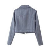 Azuramoda | Stylowy Komplet Damski Bluza i Spodnie Nowoczesny Casual