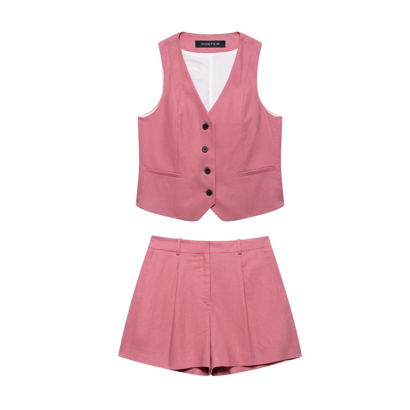 Azuramoda | Stylowy Komplet Damski Kamizelka i Spódnica Nowoczesny Look