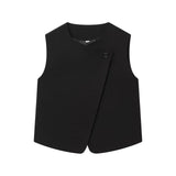 Azuramoda | Elegancki Komplet Damski Kamizelka i Spodnie Minimalistyczny Zestaw
