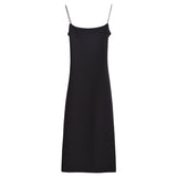 Azuramoda | Sukienka Midi na Ramiączkach z Odkrytymi Plecami Elegancka