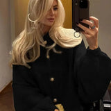 Damski kardigan oversize zapinany miękki elegancki na co dzień
