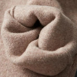 Męski komplet dzianinowy sweter i spodnie miękki wygodny styl casual