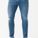 Męskie jeansy slim fit dopasowane stylowe na co dzień