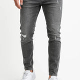 Męskie jeansy slim fit dopasowane stylowe na co dzień